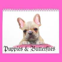 Puppies & Butterflies calendars