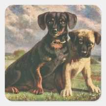 Puppies sticker