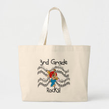 Puppy  3rd Grade Rocks Tshirts and Gifts Bag