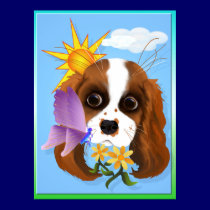 Puppy and Nature Poster posters