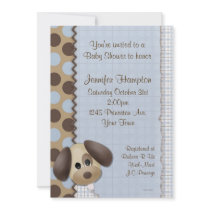 Puppy Dog Baby Shower Invitation