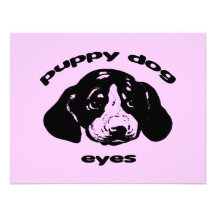 Puppy Dog Eyes Invites