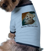 Puppy Dog Getting Married Custom Shirt Pet Shirt