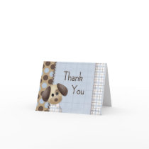 Puppy Dog Thank You Card