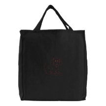 Puppy Embroidered Bags