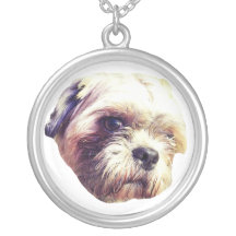Puppy Face Personalized Necklace