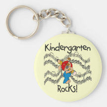 Puppy Kindergarten Rocks Tshirts and Gifts Keychain
