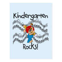 Puppy Kindergarten Rocks Tshirts and Gifts Post Cards