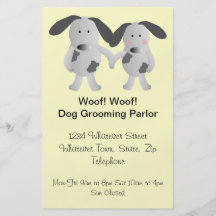 Puppy Love Dog Grooming Parlour Flyer