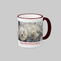 Puppy Mills Breed Misery Mug mugs