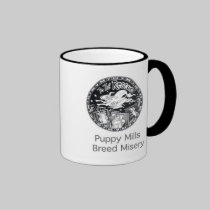Puppy Mills Breed Misery Mug mugs