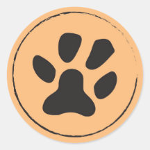 Puppy Paw Sticker