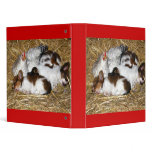 Puppy pile 3 ring binders