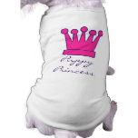 Puppy Princess Crown Doggy Shirt Dog Shirt