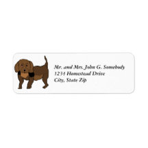 Puppy Return Labels