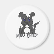 Puppy WC black Magnets