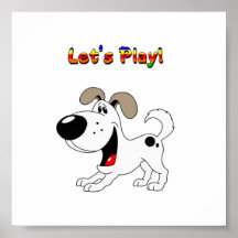Pup's Invitation to Play! Poster