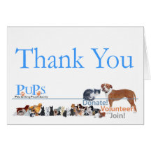 PUPsThank You Card