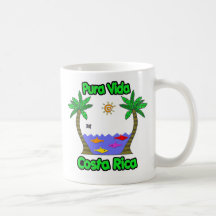 Pura Vida Costa Rica Coffee Mugs