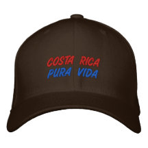 PURA VIDA COSTA RICA GORRAS DE BÉISBOL BORDADAS