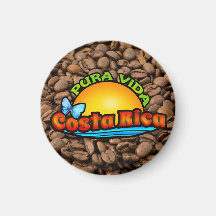 Pura Vida Costa Rica Fridge Magnets