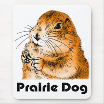 purairie dog face 3 mouse pad