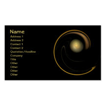 Pure Flame Abstract Art Business Card Template