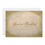 Pure Gold Party Invitation