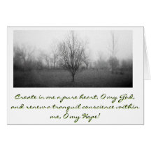 Pure Heart Greeting Card