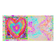 Pure Heart - Romantic Theme 2 Personalized Photo Card