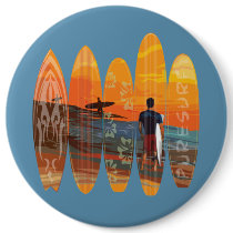 Pure Surfing Pinback Buttons