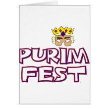 Purim Fest Card