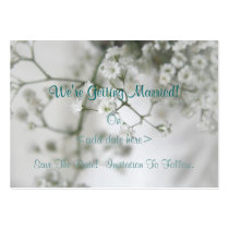 Purity Save The Date Card Business Card Template