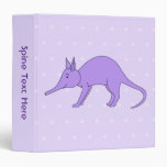 Purple Aardvark Binder