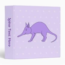 Purple Aardvark Binder
