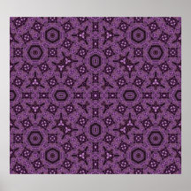 Purple abstract pattern print