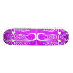 Purple Abstract Skateboard
