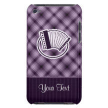 Purple Accordion Barely There iPod Cases