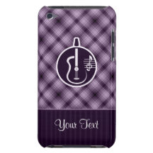 Purple Acoustic Guitar iPod Case-Mate Cases