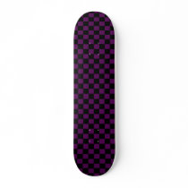Purple And Black Chequered Deck
