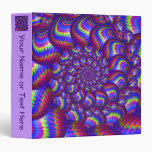 Purple and Blue Balls Fractal Pattern Binders