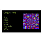 Purple and Blue Balls Fractal Pattern Business Card Templates