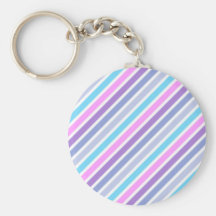 Purple and Blue Stripes Keychain