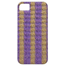 Purple and Gold Illusions iPhone 5 Covers