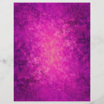 Purple and hot pink grungy punk custom flyer