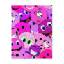 PURPLE AND PINK SMILEY FACES COLLAGE
