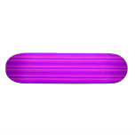 Purple and Pink Stripey Hippie Pattern Custom Skate Board