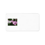 Purple and White Daisies 1 Watercolor Address Label
