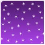 Purple and White Stars, Pattern. Photo Cut Out