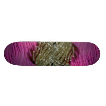 Purple anemone custom skate board